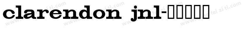 clarendon jnl字体转换